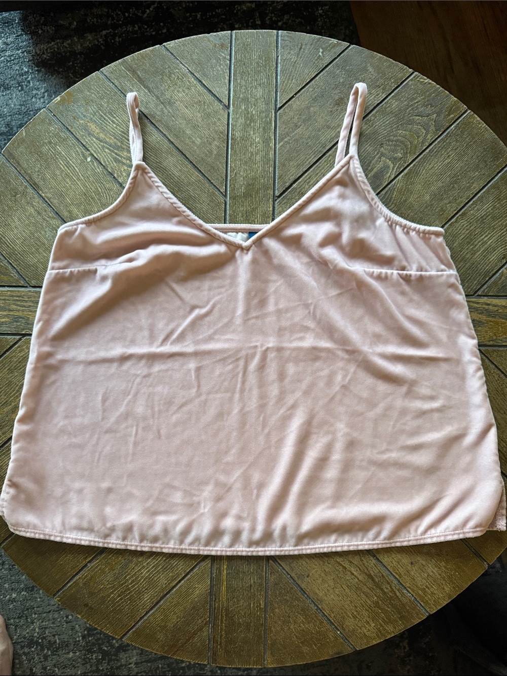 Old Navy Pale Blush Pink Spaghetti Strap V-Neck Cami